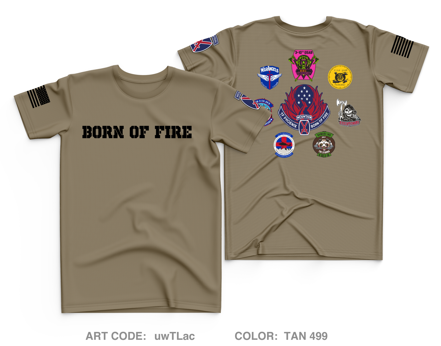 3-10 General Support Aviation Brigade (GSAB), 10th CAB, 10th Mountain Division Core Men's SS Performance Tee - uwTLac