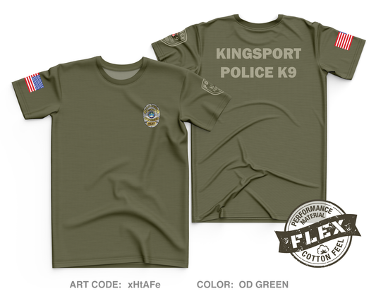 Kingsport Police Department Core Men's SS Flex Performance Tee - xHtAFe