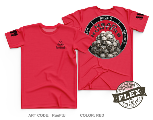 HHC, 2-37AR, 1ABCT, 1AD Core Men's SS Flex Performance Tee - RueFtU