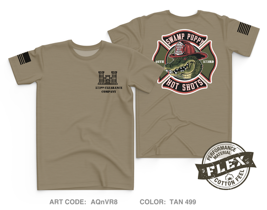 573rd Clearance Company Core Men's SS Flex Performance Tee - AQnVR8