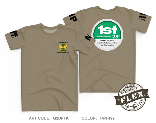 28th MP Co. 1st PLT Core Men's SS Flex Performance Tee - G2DPTK