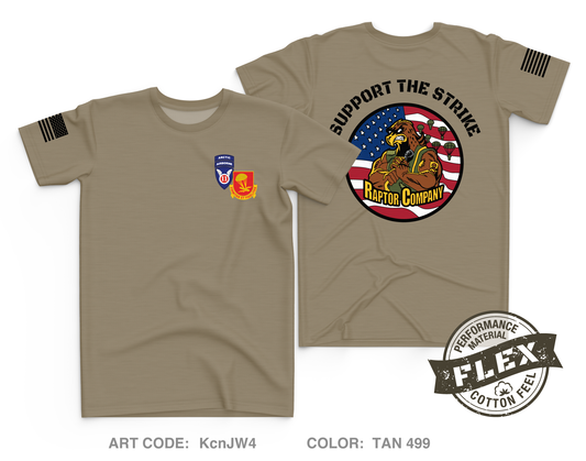 Fox Co, 2-377 PFAR, 2nd Brigade Core Men's SS Flex Performance Tee - KcnJW4