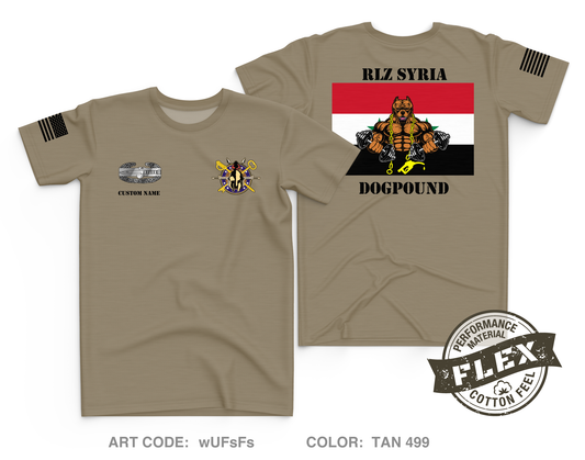 CUSTOM A Co. 68th DSSB, 4DSB Core Men's SS Flex Performance Tee - wUFsFs