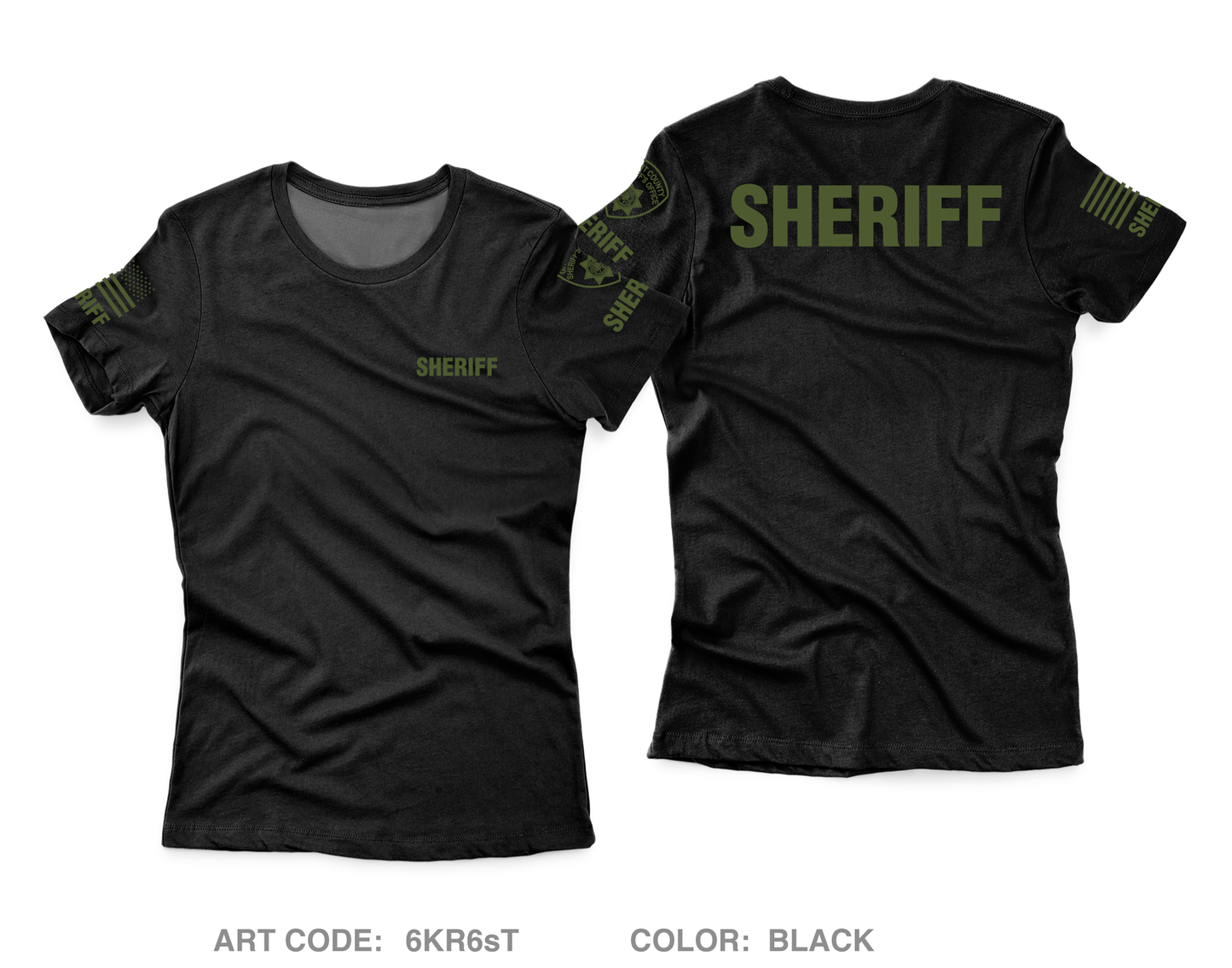 Grant County Sheriff's Office Core Women's SS Performance Tee - 6KR6sT