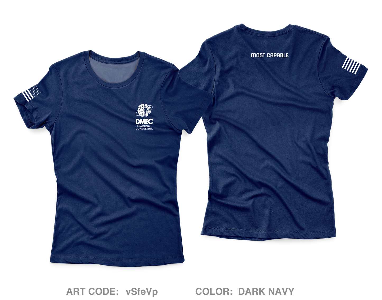 DMEC Training and Consulting Core Women's SS Performance Tee - vSfeVp