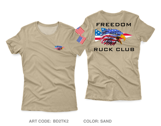 Freedom Ruck Club Core Women's SS Performance Tee - BD2TK2