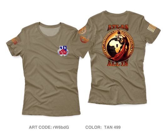 A DET, 307th MI BN, 207th MIB Core Women's SS Performance Tee - rW6bdG