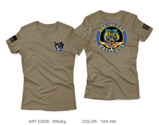 HHC BDE "Hellcats", 101st CAB Core Women's SS Performance Tee - Nf6sEg