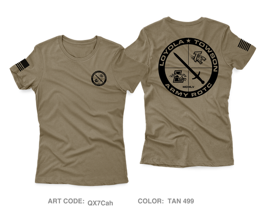 Loyola|Towson ROTC Core Women's SS Performance Tee - QX7Cah