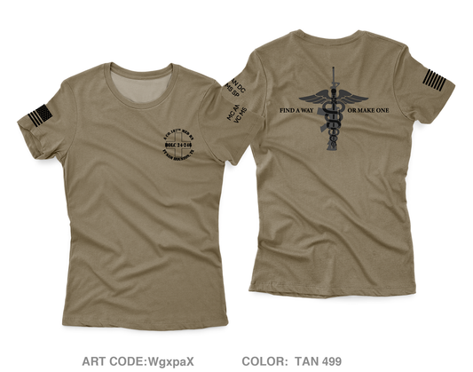 A Co, 187th Med BN, 32nd Med BDE Core Women's SS Performance Tee - WgxpaX