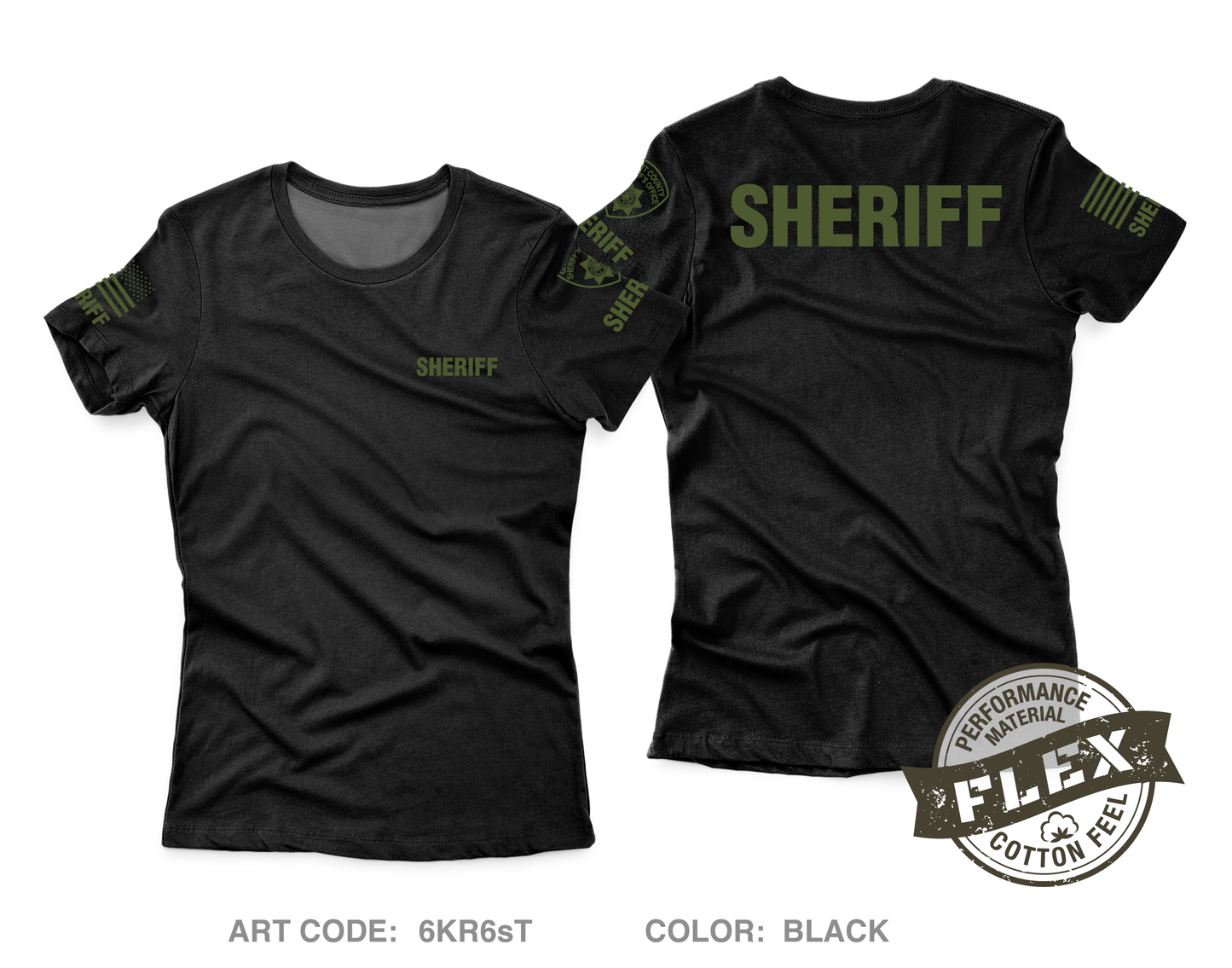 Grant County Sheriff's Office Core Women's SS Flex Performance Tee - 6KR6sT