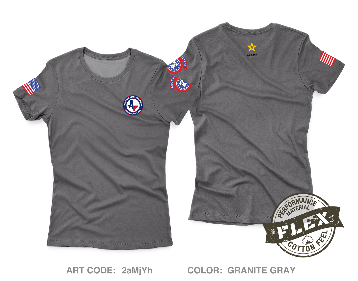 Dallas Fort Worth Recruiting Battalion Women's SS Flex Performance Tee - 2aMjYh