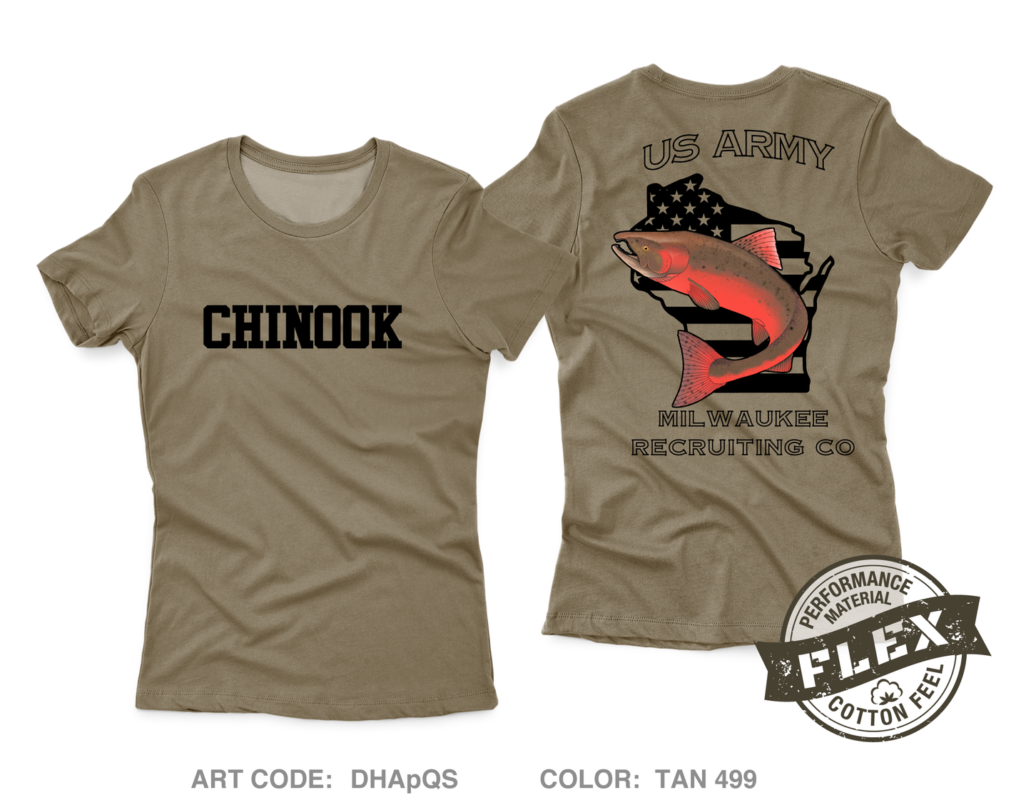 Chinook Co Core Women's SS Flex Performance Tee - DHApQS