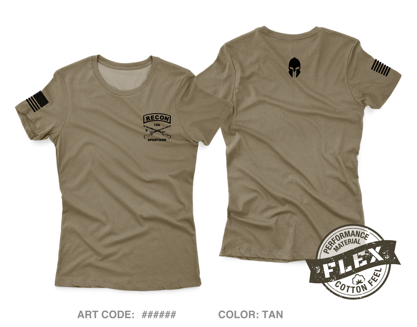 Reconnaissance Platoon, 2-156th INF Core Women's SS Flex Performance Tee - UXET8t