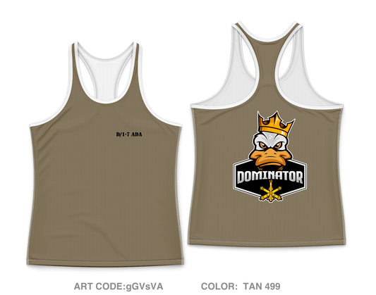 D Btry, 1st BN, 7th ADA Core Women's Performance Tank Top - gGVsVA