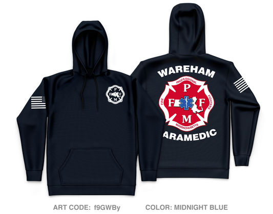 Wareham EMS Private Collection Core Men's Hooded Performance Sweatshirt - f9GWBy