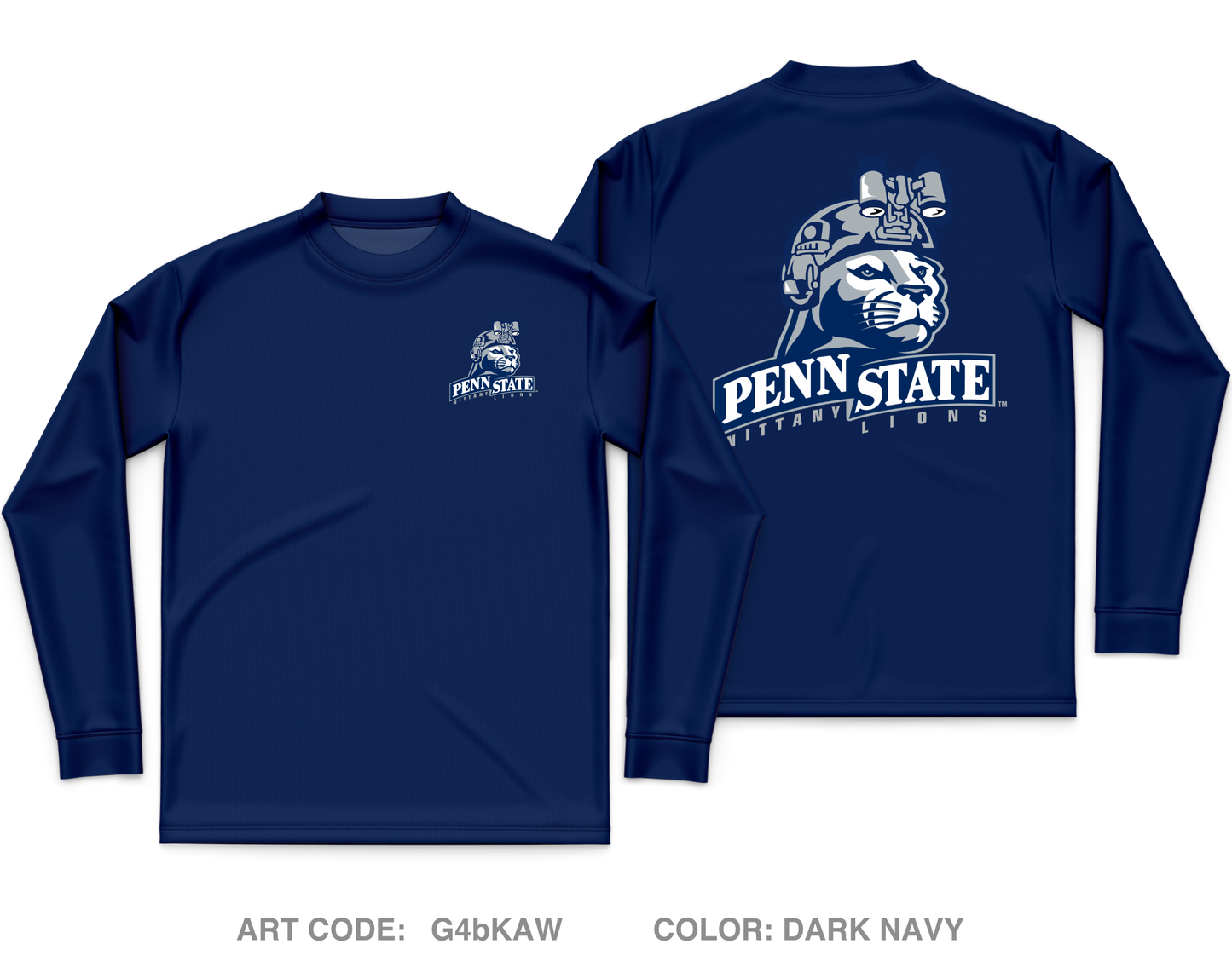 Penn State Nittany Operators Core Men's LS Performance Tee - G4bKAW