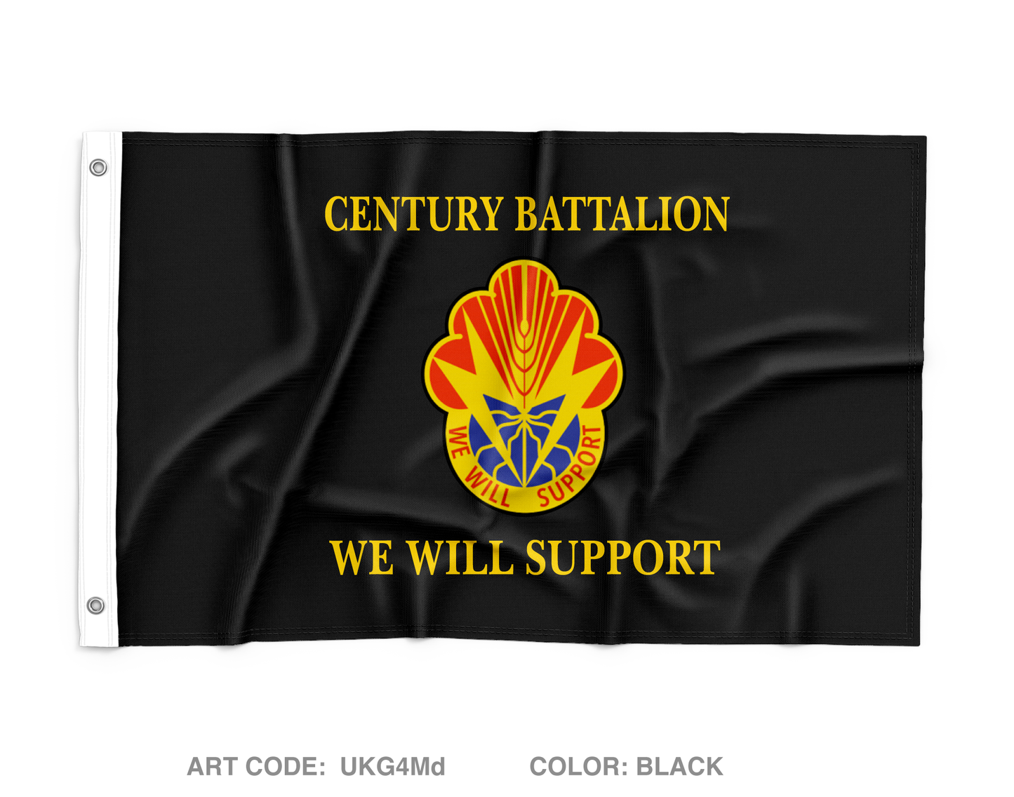 100TH BSB Wall Flag - UKG4Md