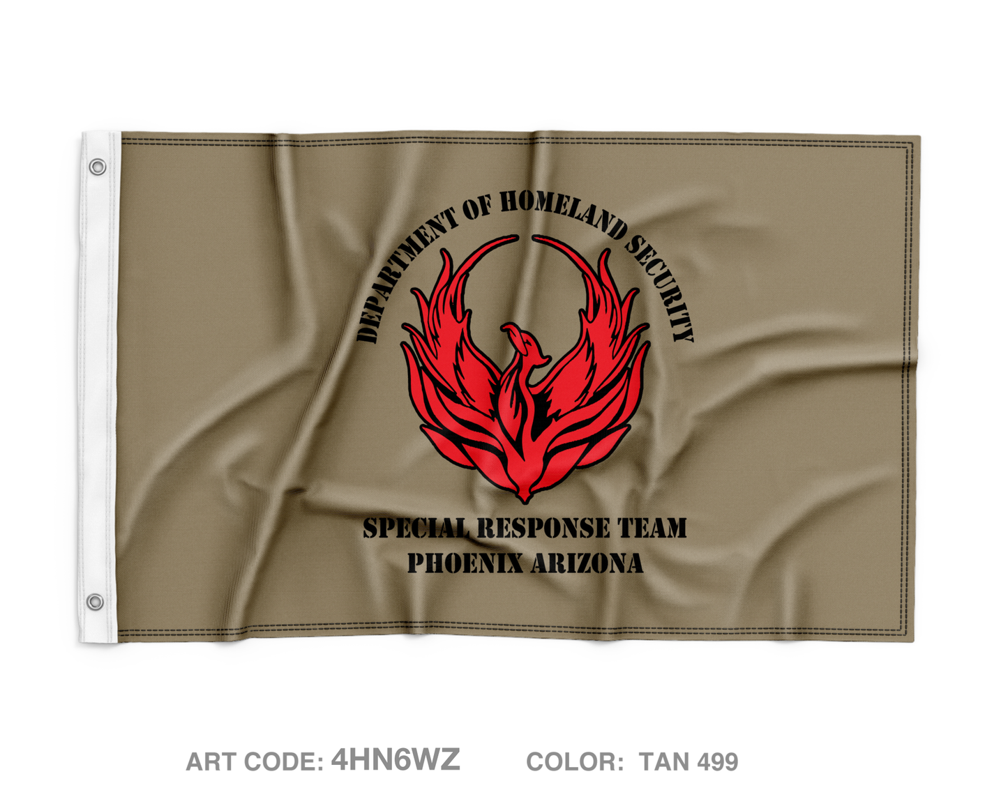 Phoenix Arizona Special Response Team Wall Flag - 4HN6WZ