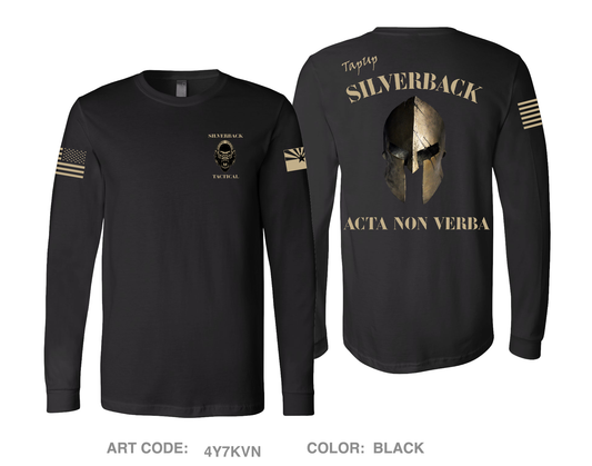 Silverback Tactical Comfort Unisex Cotton LS Tee - 4Y7KVN