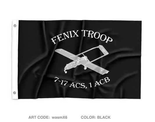 F Troop, 7-17 ACS Wall Flag - wasmX6