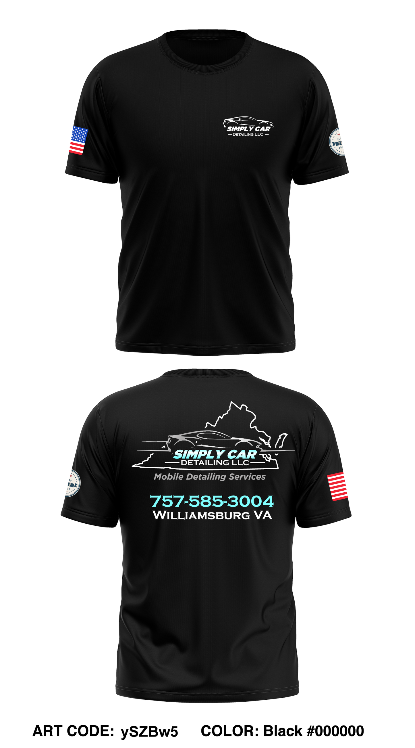 Simply Car Detailing LLC Core Men's SS Performance Tee - ySZBw5