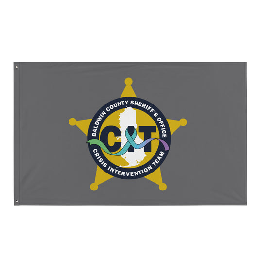 Baldwin County Sheriff’s Office Crisis Intervention Team Rugged 3'x5' Wall Flag - fKwaQs