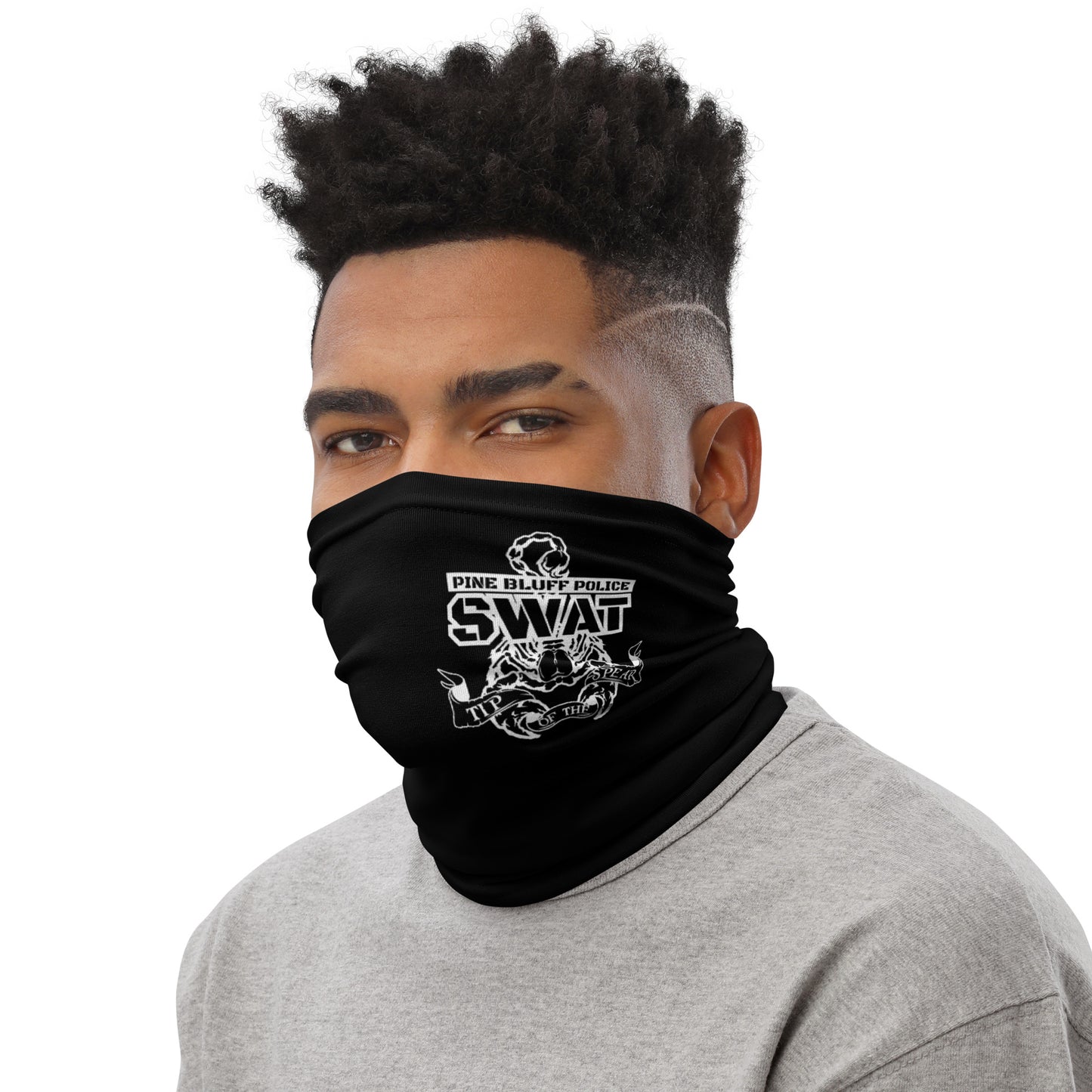 Pine Bluff Police SWAT Emblem Shield Neck Gaiter - TIP234