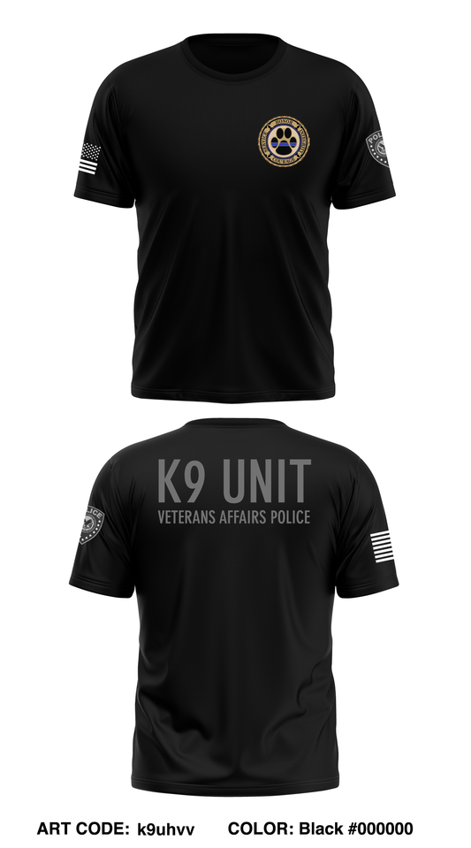 Veterans Affairs Police Core Men's SS Performance Tee - k9uhvv