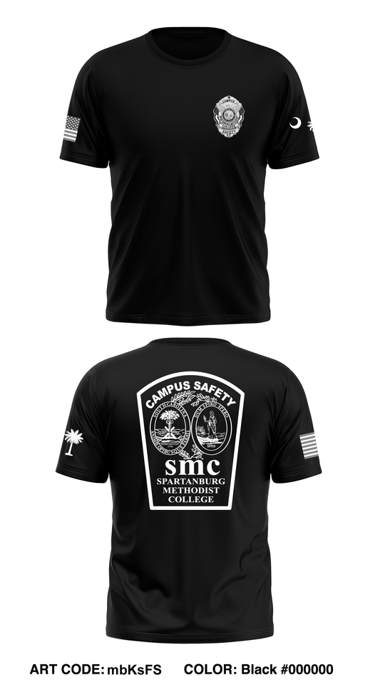 Spartanburg Methodist College Campus Safety Core Men's SS Performance Tee - mbKsFS