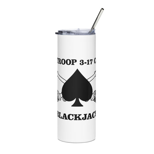 Bravo Troop, 3-17 ACS, 3CAB Stainless Steel Tumbler - QNLCSa