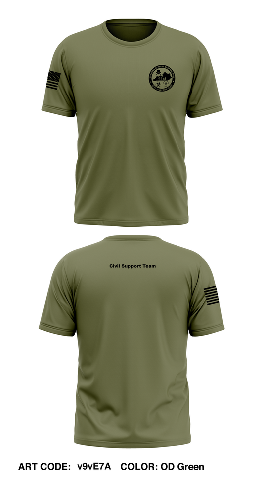 41st WMD CST Core Men's SS Performance Tee - v9vE7A