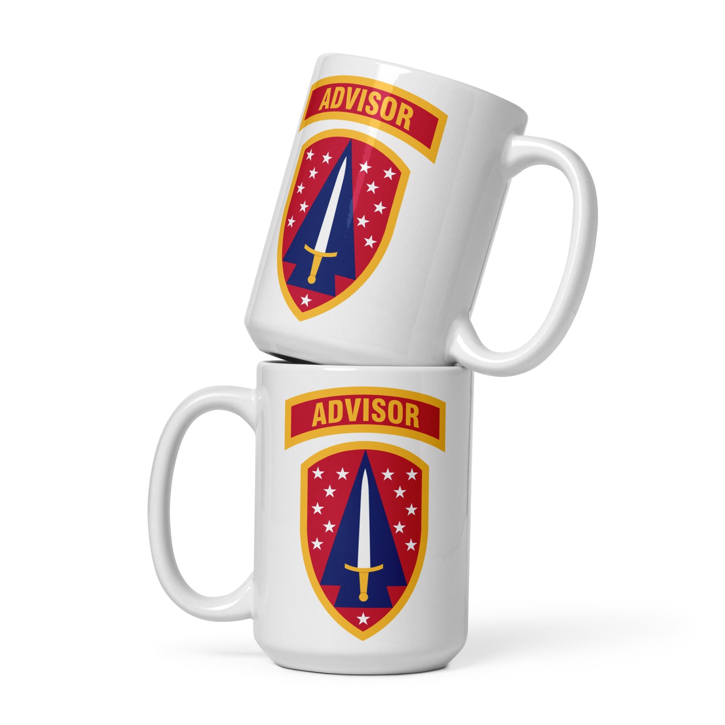 2D Security Force Assistance Brigade White glossy mug