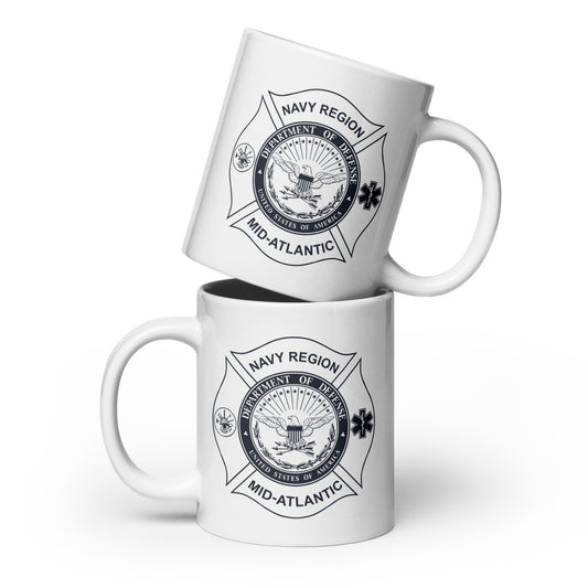 Naval Station Newport Fire and Emergency Ceramic Mug - RmGzfX