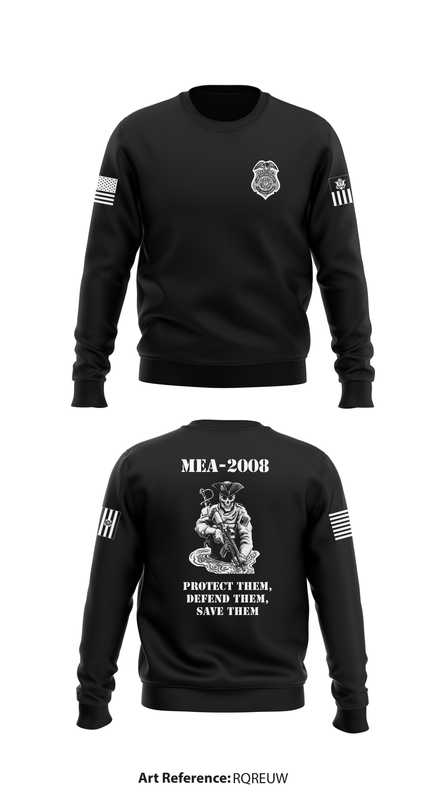 MEA-2008 Store 1 Core Men's Crewneck Performance Sweatshirt - RqReUw