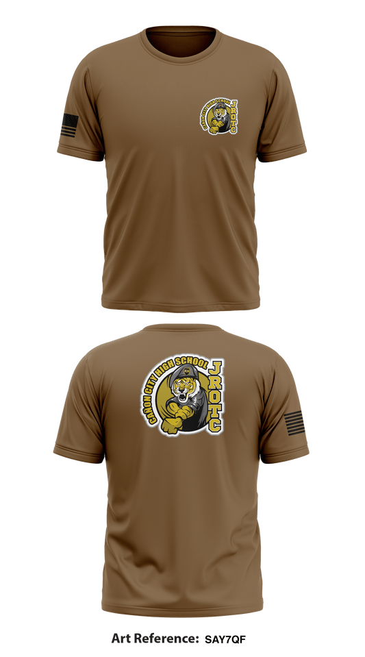 Canon City High School JROTC Store 1 Core Men's SS Performance Tee - SaY7qF