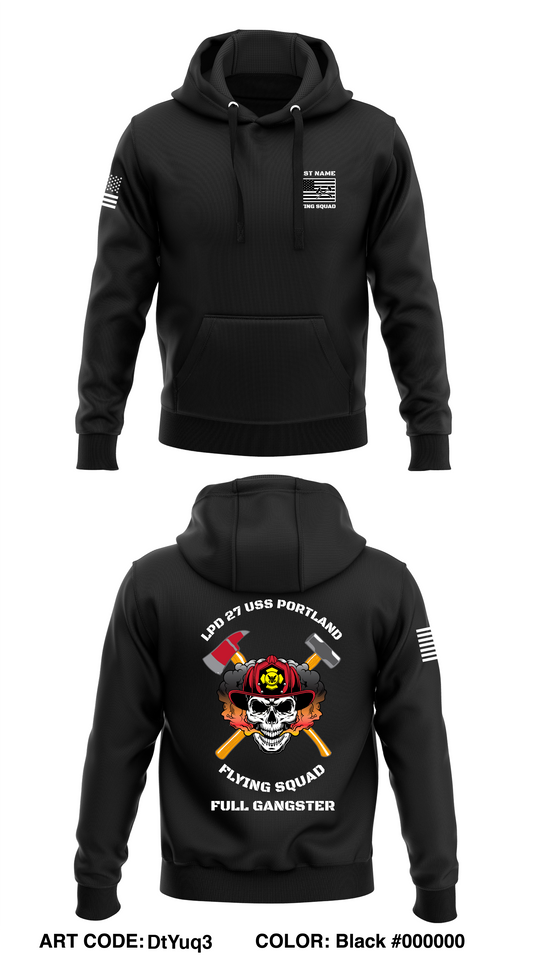 CUSTOM Flying Squad Store 1  Core Men's Hooded Performance Sweatshirt - DtYuq3