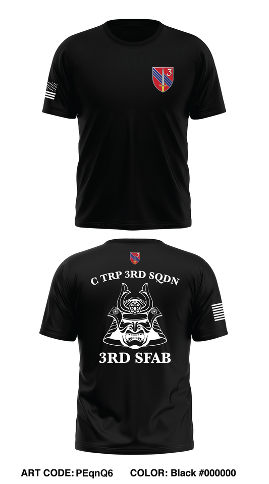 C TRP 3rd Squadron 3rd SFAB Store 1 Core Men's SS Performance Tee - PEqnQ6