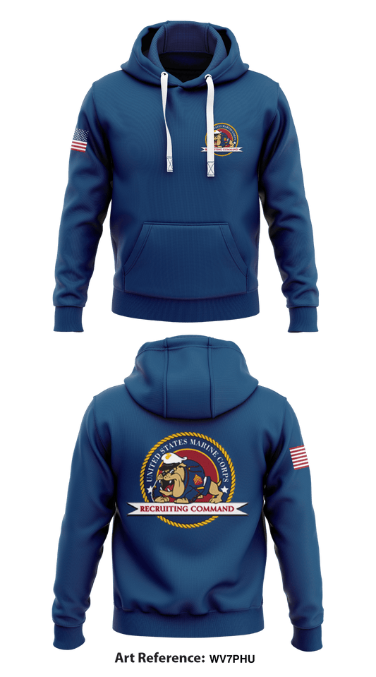 Marine corps Store 1  Core Men's Hooded Performance Sweatshirt - wV7Phu