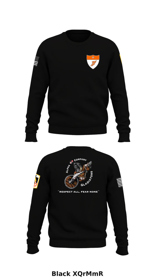 Alpha company 62D ESB Store 1 Core Men's Crewneck Performance Sweatshirt - XQrMmR