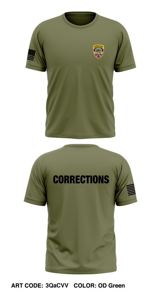 Corrections Store 1 Core Men's SS Performance Tee - 3QaCVV