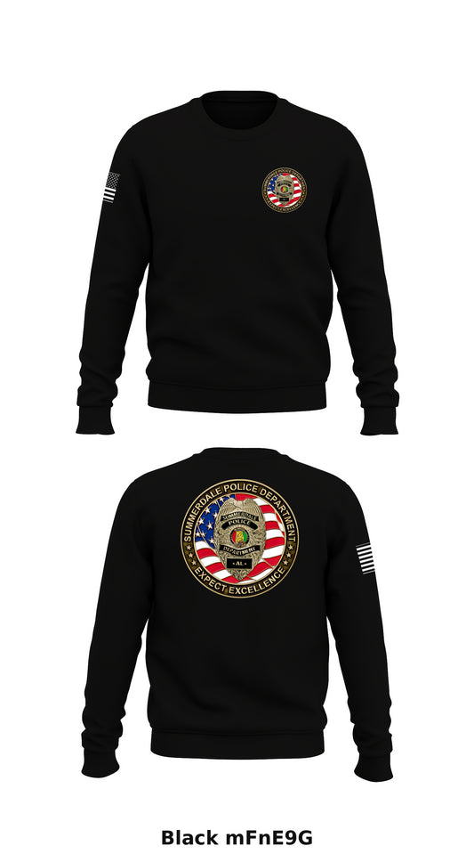 Summerdale Police Store 1 Core Men's Crewneck Performance Sweatshirt - mFnE9G