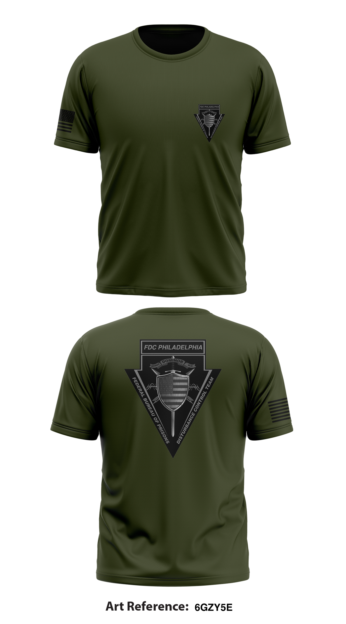 Disturbance Control Team Store 1 Core Men's SS Performance Tee - 6GZY5e