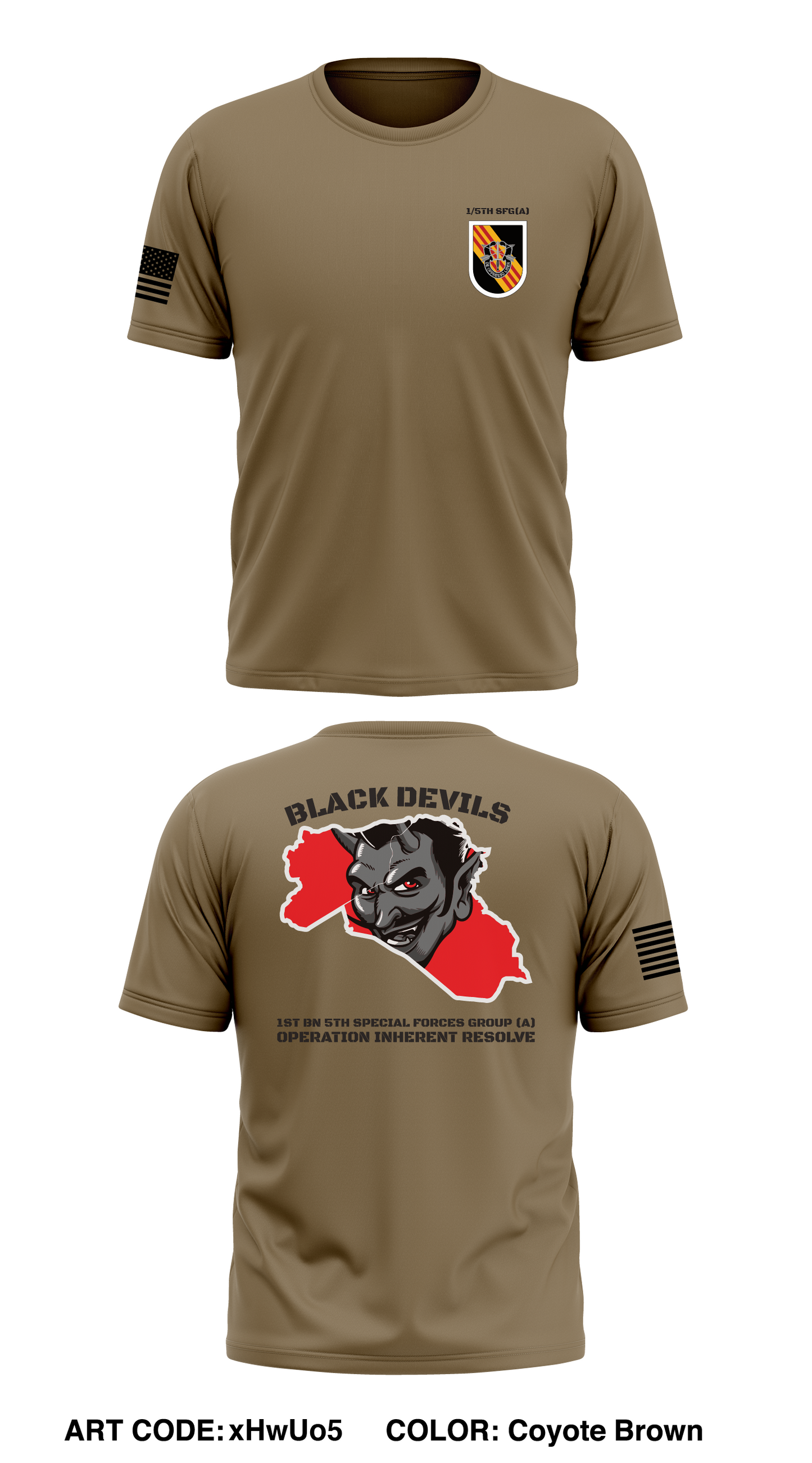 5th Special Forces Group (A) Store 1 Core Men's SS Performance Tee - xHwUo5