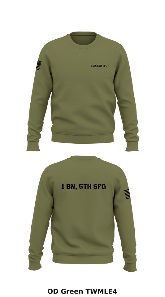 1 BN, 5th SFG Store 1 Core Men's Crewneck Performance Sweatshirt - TWMLE4