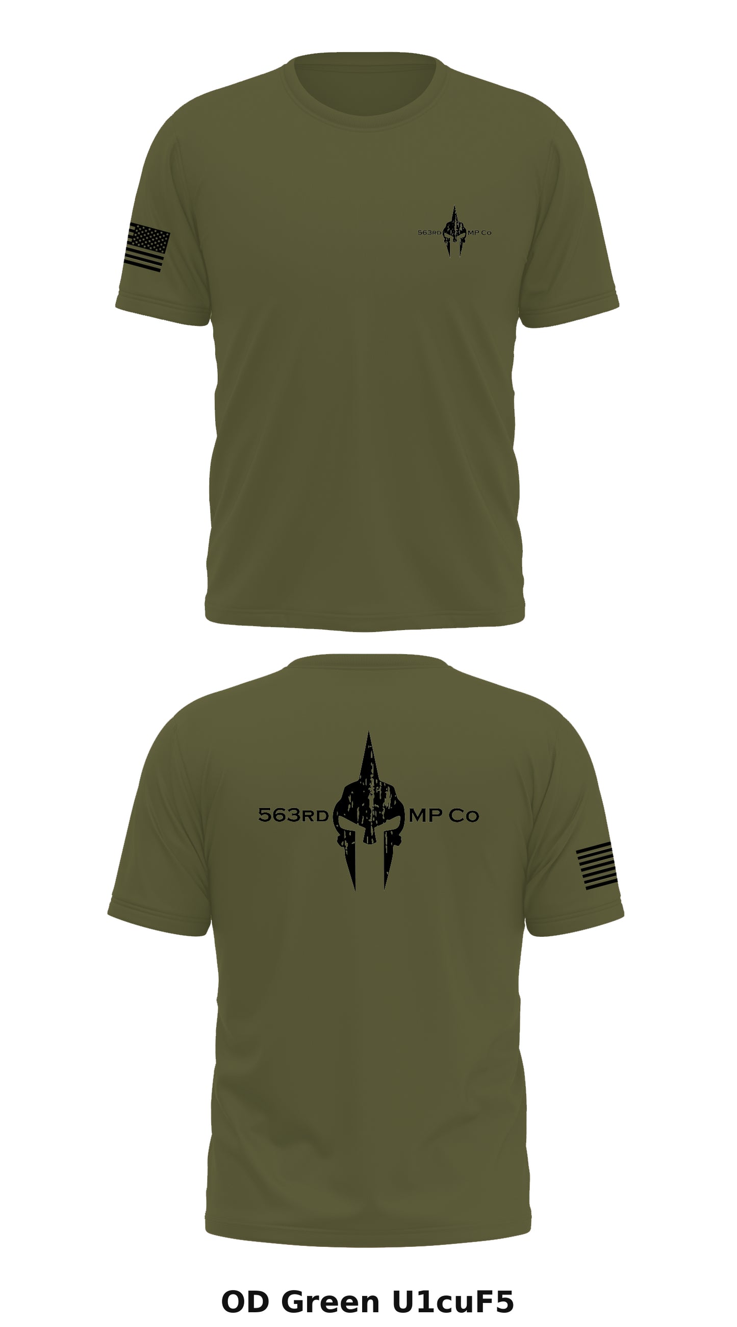 563rd MP Co Store 1 Core Men's SS Performance Tee - U1cuF5