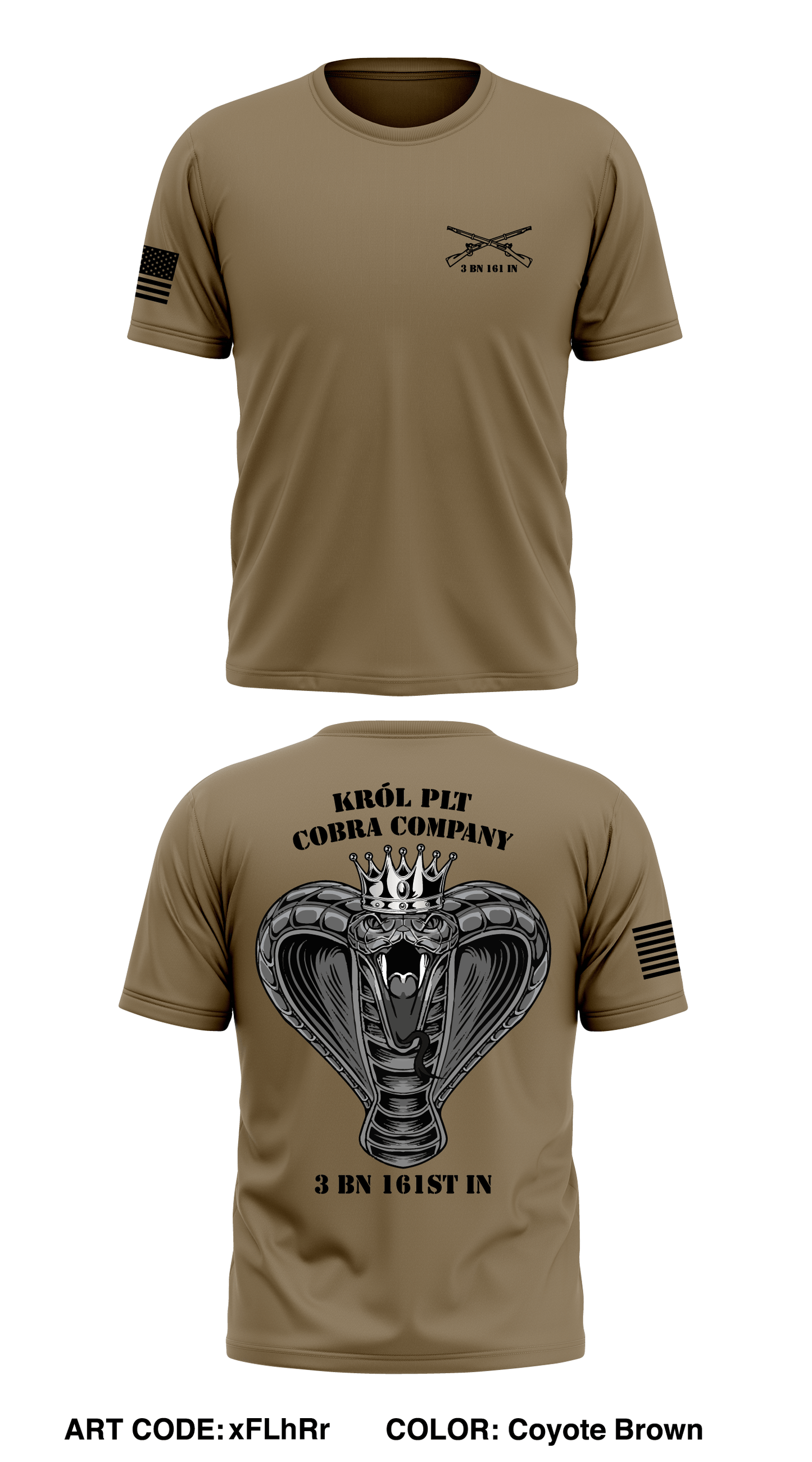 C Co, 3 BN, 161st INF Store 1 Core Men's SS Performance Tee - xFLhRr
