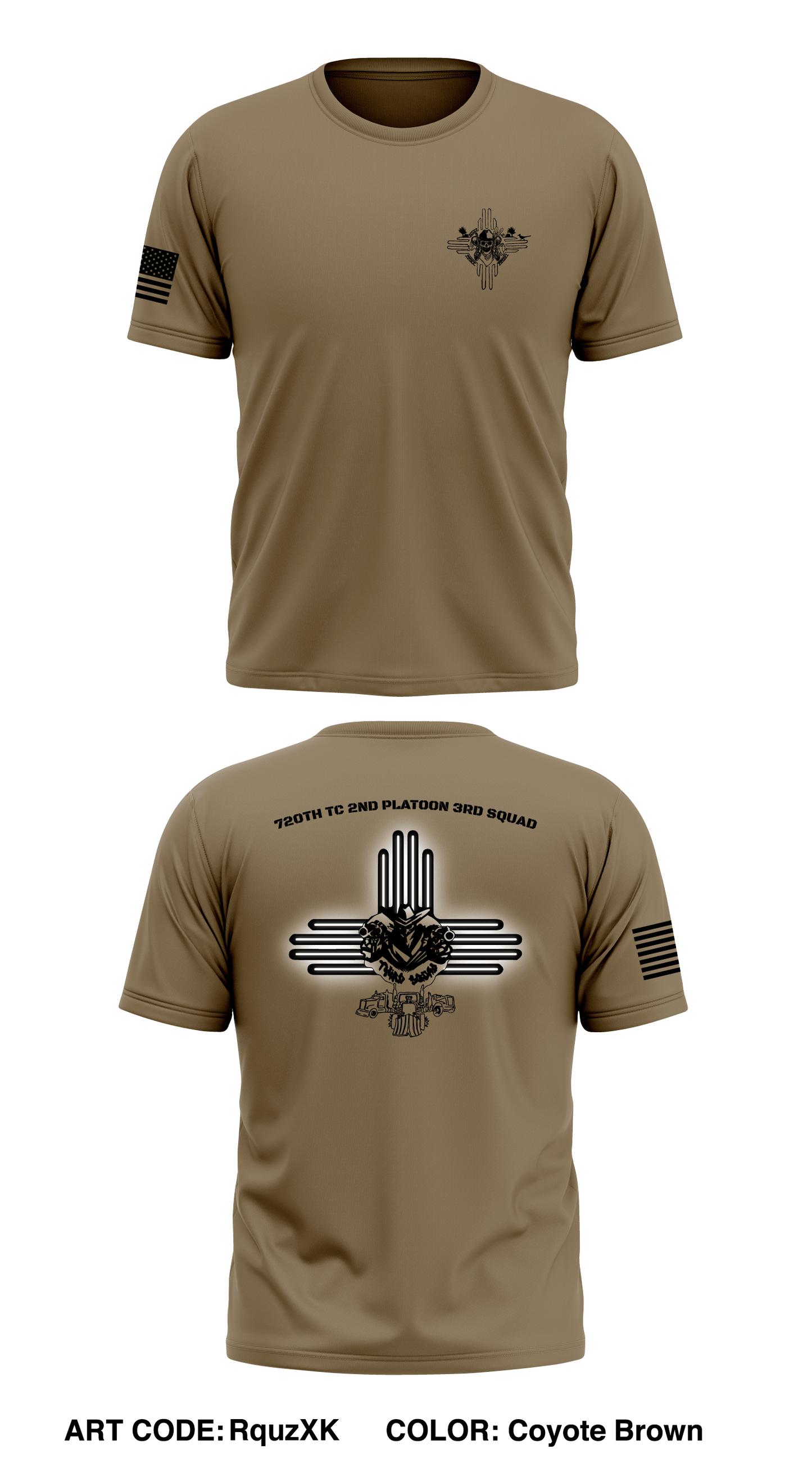 720th TC 2nd Platoon 3rd Squad Store 1 Core Men's SS Performance Tee - RquzXK