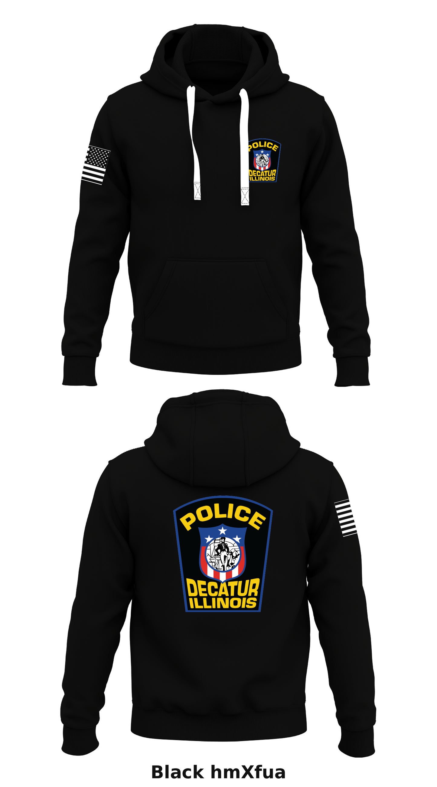Decatur Police Department Store 1  Core Men's Hooded Performance Sweatshirt - hmXfua