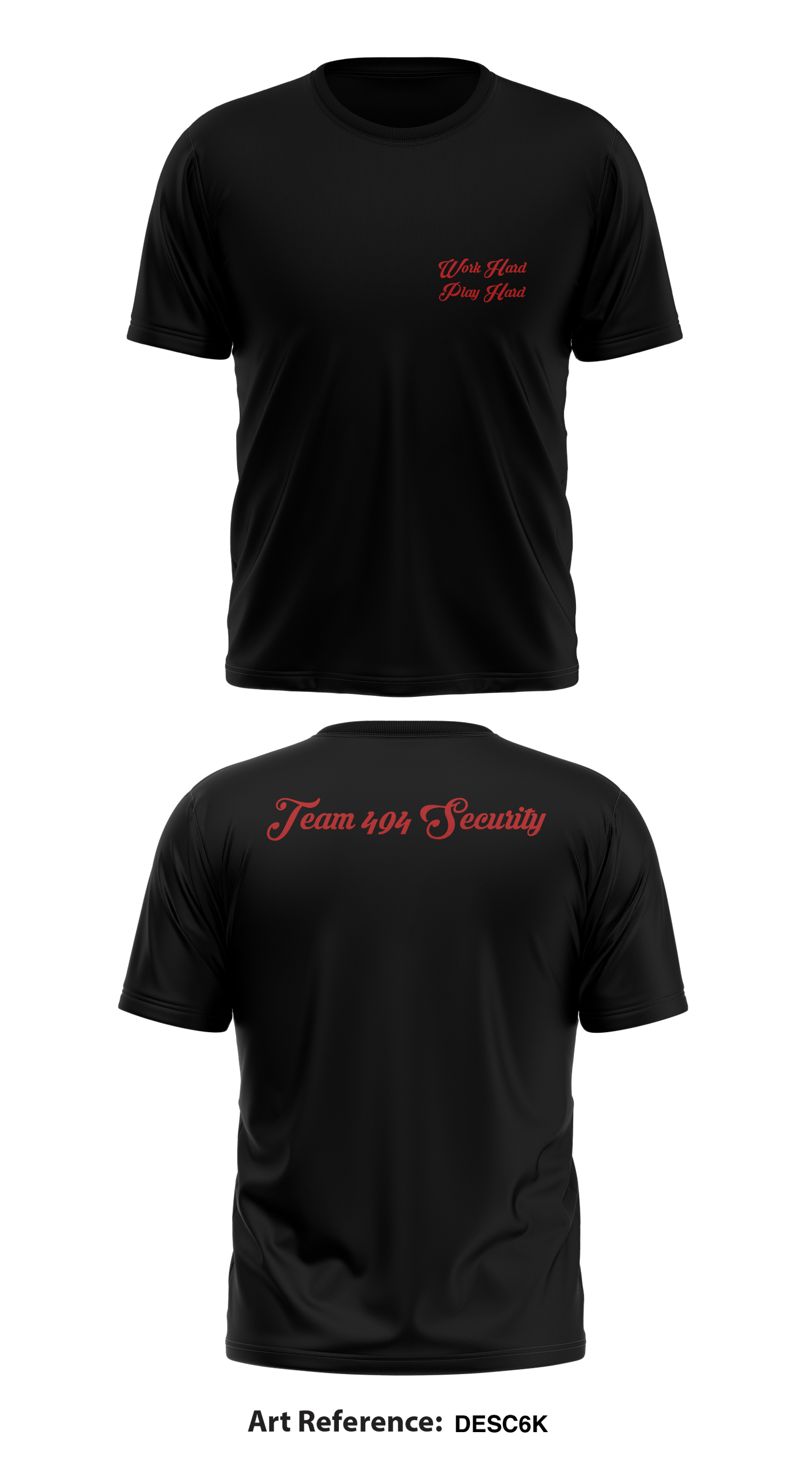 Team 494 security Store 1 Core Men's SS Performance Tee - DEsC6k